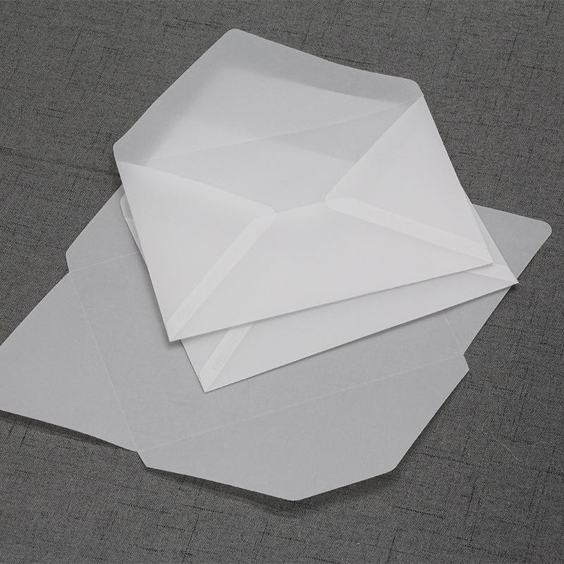 Translucent Vellum Envelopes for DIY Invitations with Wax Seal Option, Blank & Creative, Includes Coupons