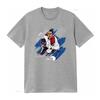 Montreal Nhla 04 Jean Beliveau Hockey Player Stripes Print T Shirt vintage Washed Top For Everyday Wear Stretched Slightly