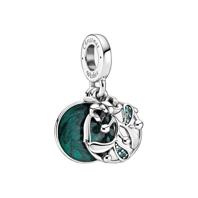 

Pandora Mistletoe Pendant Women Jewelry Green 799229C01 One Size
