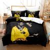 Viral Meme Rap Artist Lil Mabu Hit Song Graphic Hip Hop Bedding Set Duvet Cover With 2 Pillowcases Teen Urban Bedroom Decor