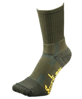 Gutsman Pile Strong Set 40km March Training Mountaineering Size OD Socks, 2-Pair (PS-01), Socks, Heavy-Duty Socks, 23-25cm,