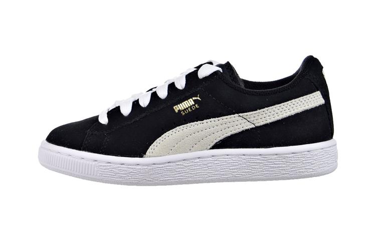 Puma Suede Jr Black White 360757-01 34.5