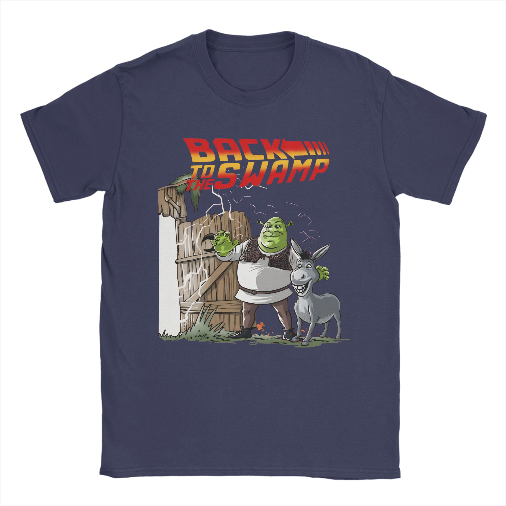 

Unisex Back to the Swamp Shreks T Shirts Cotton Clothing Casual Short Sleeve Crewneck Tees Adult TShirts 4XL
