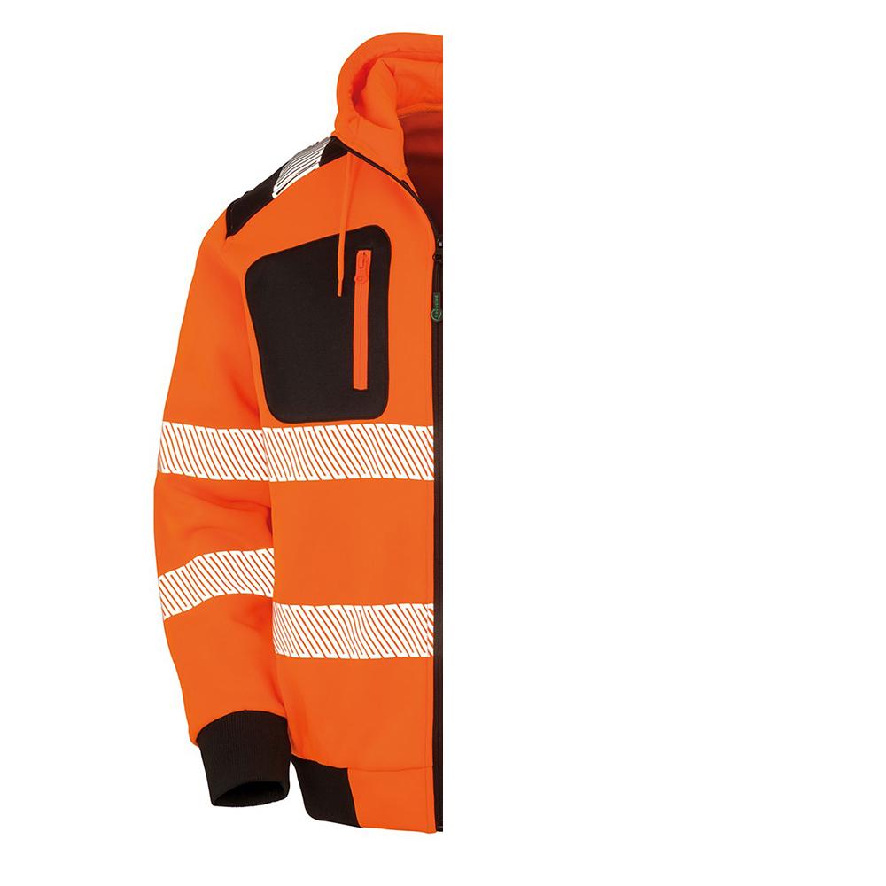 Result Genuine Recycled Unisex Adult Recycled Safety Full Zip Hoodie