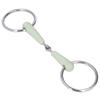 130mm Horse Mouth Snaffle with Chain Stainless Steel Horse Bit for Equestrian Training Equipment