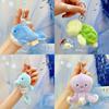 Marine Animals Plush Keychain With Pressable Sound For Backpack Decor
