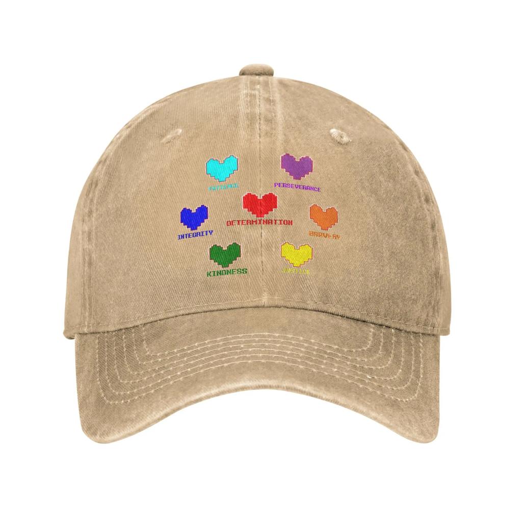 undertakes Love Logo Casual Baseball Cap Spring  Trucker Hat Sunscreen Hiking Fishing Hip Hop Hats Unisex Adult Funny Baseball Caps