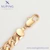 A00859717 Xuping Jewelry Dubai 18K Gold Plated Personality Elegant Cuban Chain Cool Trend Couple Necklace