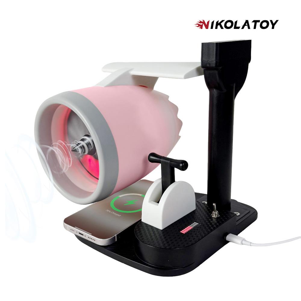 Nikolatoy Aviation Model Aircraft Engine Fan Turbine Spray Humidifier Fan Model Ornament Collection Decoration Toy