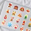 50 Christmas Dreamy Cartoon Doodle Stickers, Claus Stickers, Snowflake Decorations