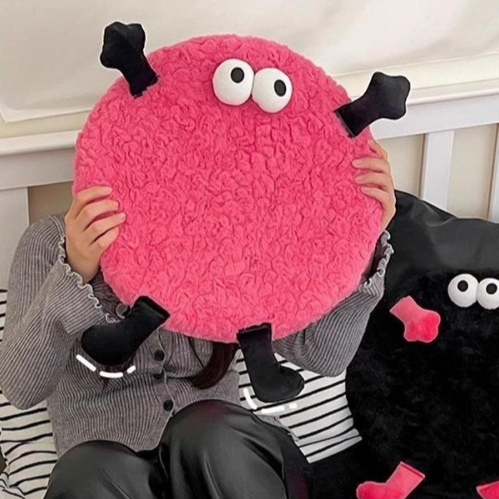 

Cartoon Seat Cushion Soft Fart Cushion Creative Chair Mat Classroom чорний