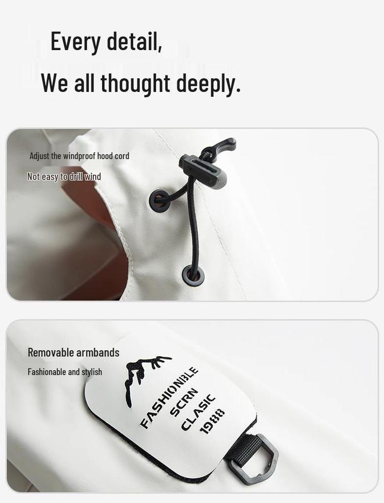 Unisex 3-in-1 Windproof Waterproof Hiking Jacket with Detachable Liner for Autumn/Winter