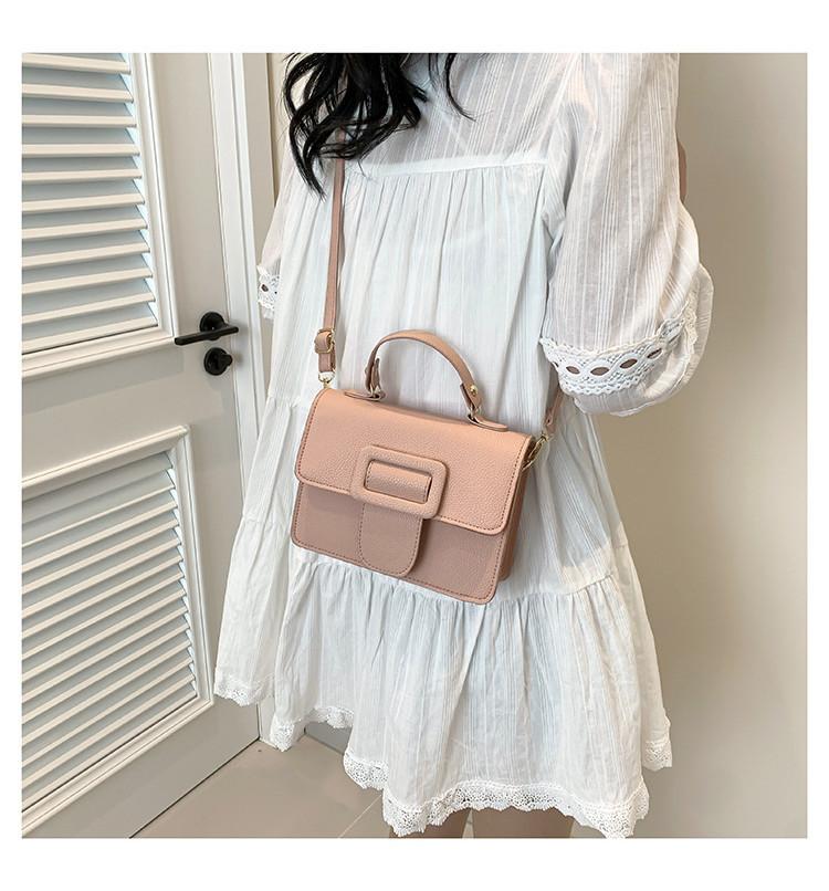 2024 New Personality Casual Fashion Small Square Bag Street Trend Pu Shoulder Crossbody Bag