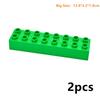 MOC Big Size Bulk Bricks Thick Building Blocks Educational Kid Creative Toys Slope Thin Large Particles Compatible With Duploes