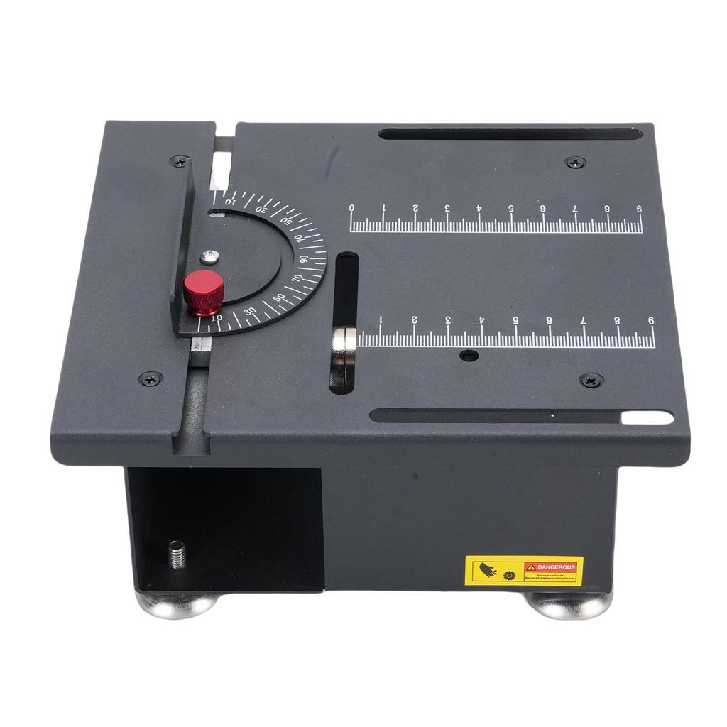 Mini Multi Functional Table Saw Portable Desktop Electric Adjustable Height Angle for Crafts Wood Cutting US Plug