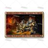 Artisan Brandweerman Blik Poster - Brandweerman Metalen Decoratief Bord, Perfect voor Bar/Pub/Garage/Man Cave Decor