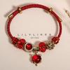 Elegant Women's Bracelet – Luxury Retro Beaded Design with Panjia Style for a High-End, Exquisite Feel.