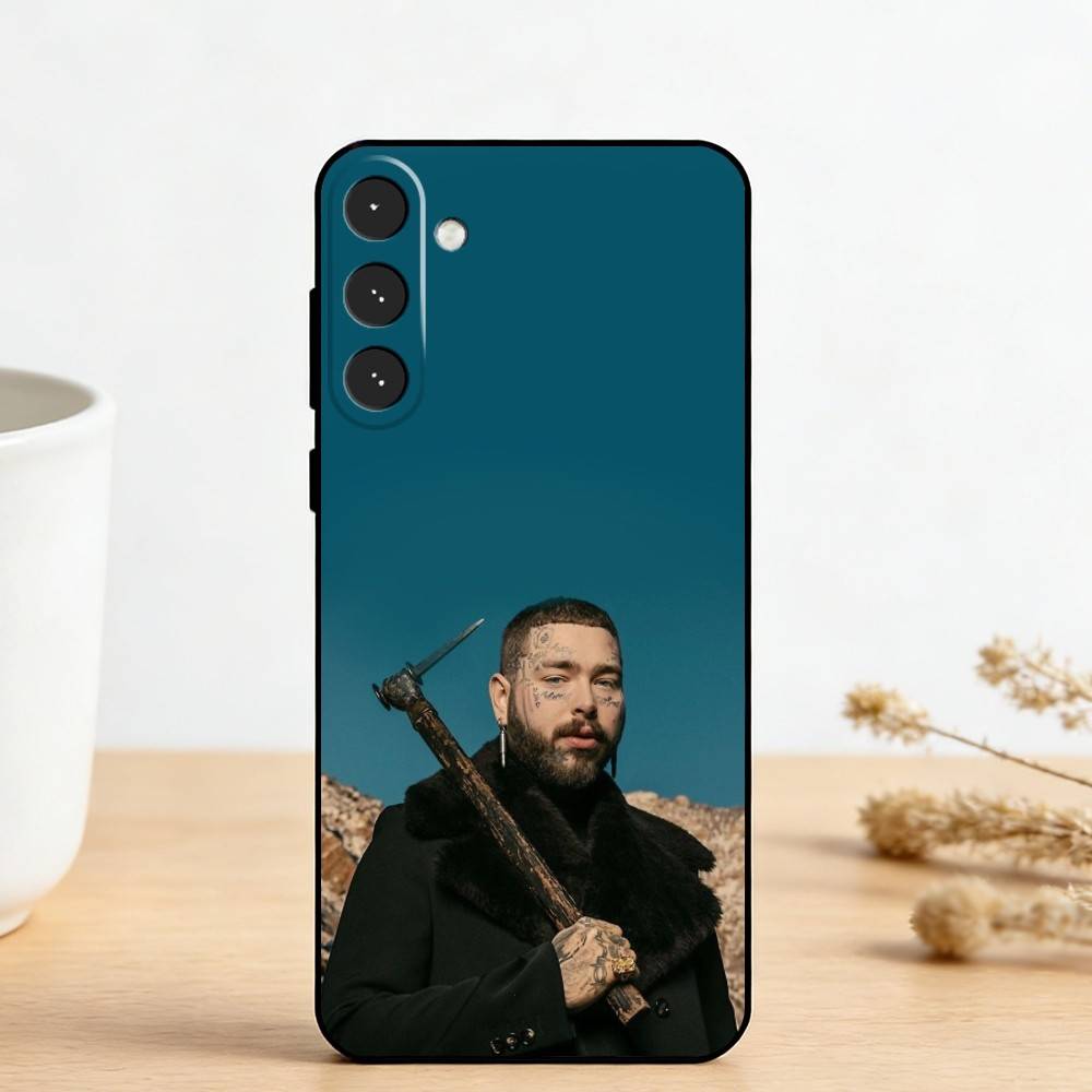 King P-Post M-Malone    Phone Case For Samsung Galaxy A73,A72,A71,A70,A53,A52,A51,Others Soft Black Cover