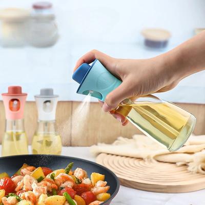 Olive Oil Vinegar Soy Sauce Spray Bottle Set, Kitchen Glass Condiment Bottles, Barbecue Baking Essential Tools