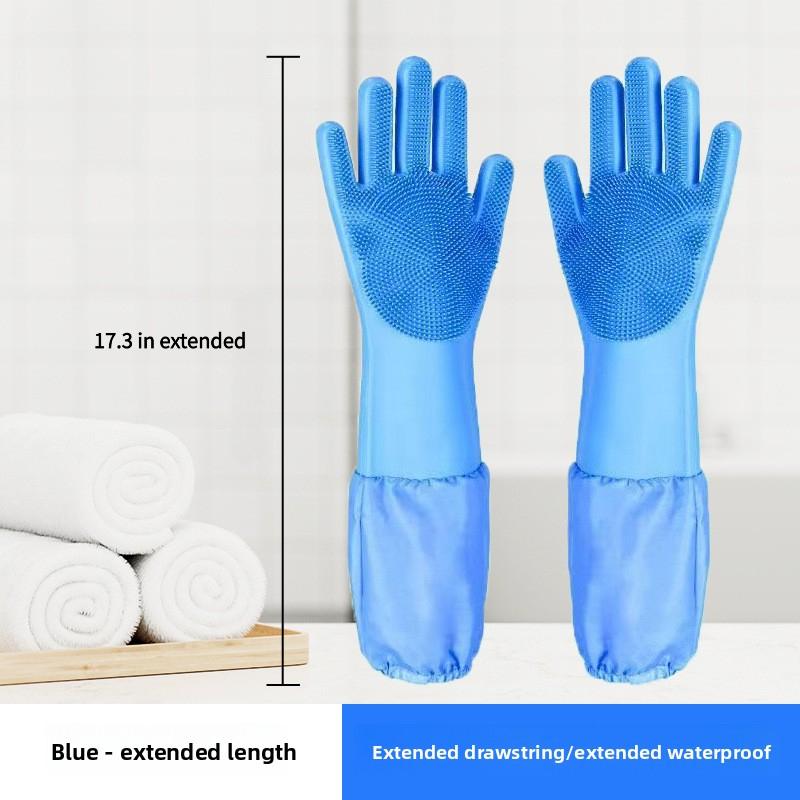 

Silicone Pet Grooming Gloves Dog Cat Bath Shampoo Brush Hair Remover Massage Cleaning Scrubber L