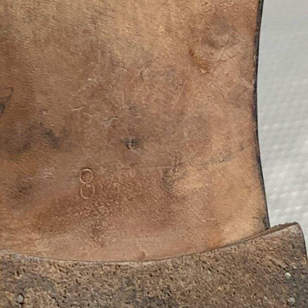 70s 80s Vintage Wallis Size 8 27.0cm All Leather Cap Toe Straight Tip Black(USED)