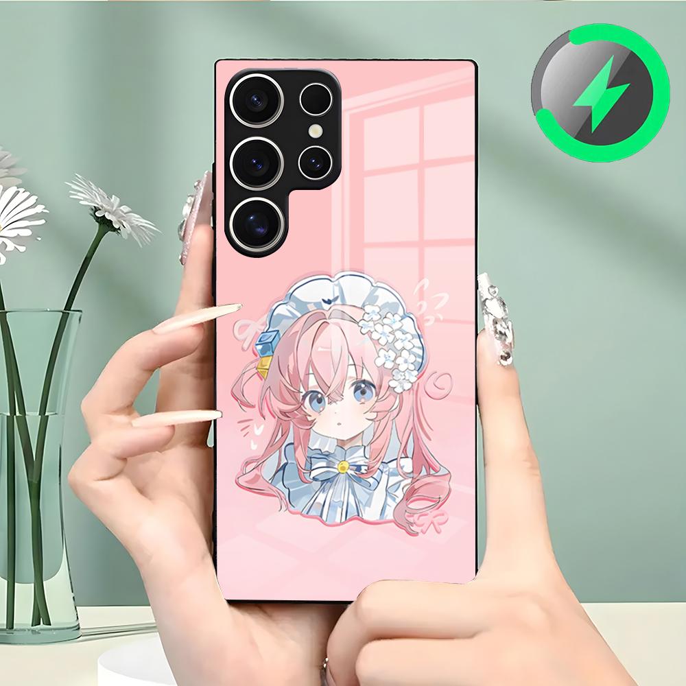 Bocchi Phone Case For Samsung S26 S25 S24 S23 S22 S21 S20 Edge Ultra Plus FE For Magsafe Glass Case