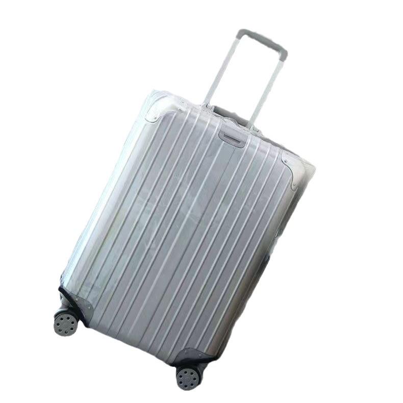 Clear Thickened Waterproof Luggage Cover for Suitcases - Dustproof Protection for 20/24/26/28 Inch Trolley Cases