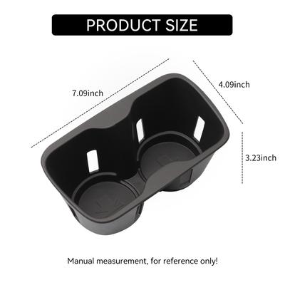 For BYD Sealion 7 2025 2025 Cup Holder Storage Tray Interior Accessories Shock-Absorbing Central Armrest Cup Box TPE Tidying