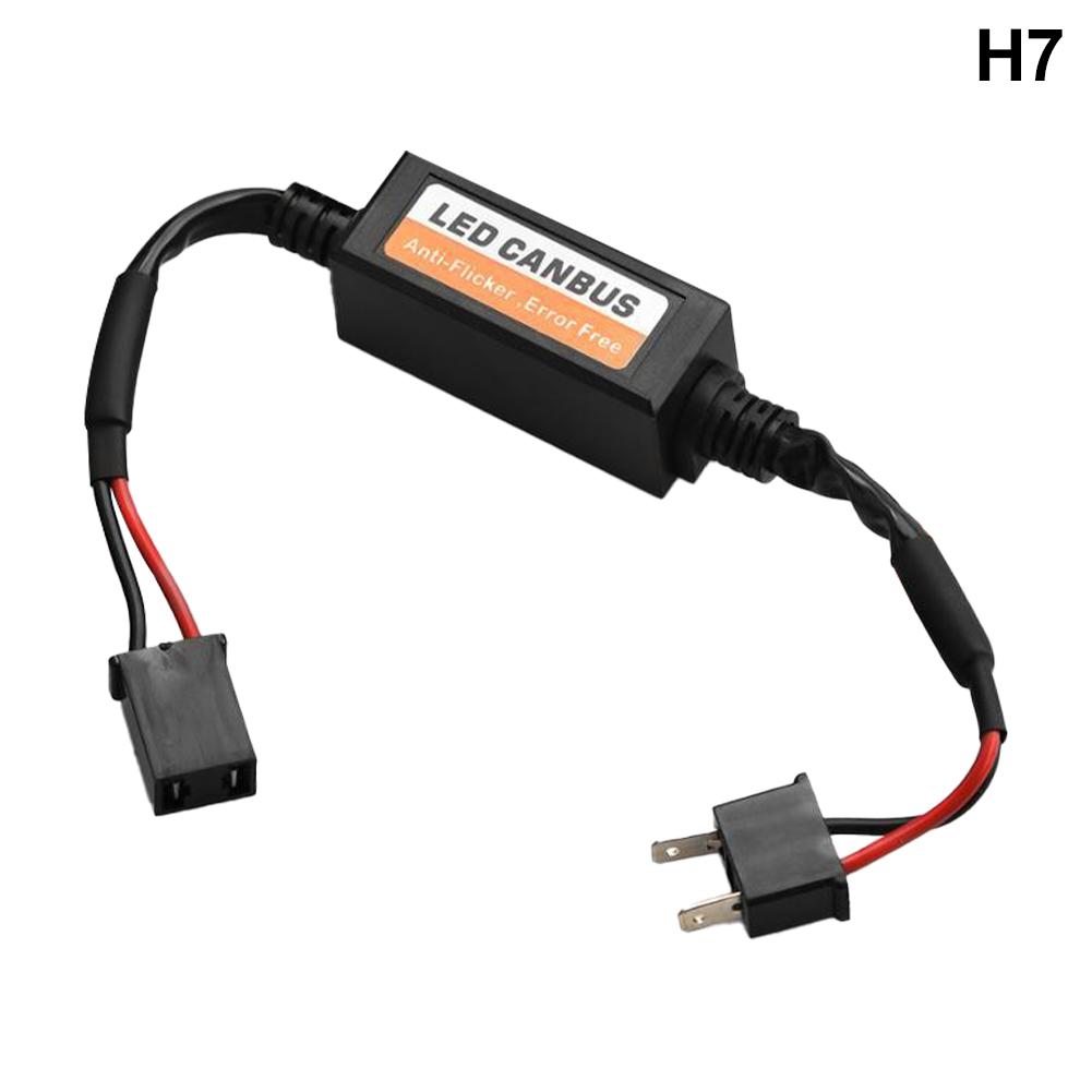 

H1 H3 H7 H8 H9 9005/9006/9012 Headlight LED Decoder Canceller Resistor Anti Flicker Bulb Resistor Decoder Warning Error