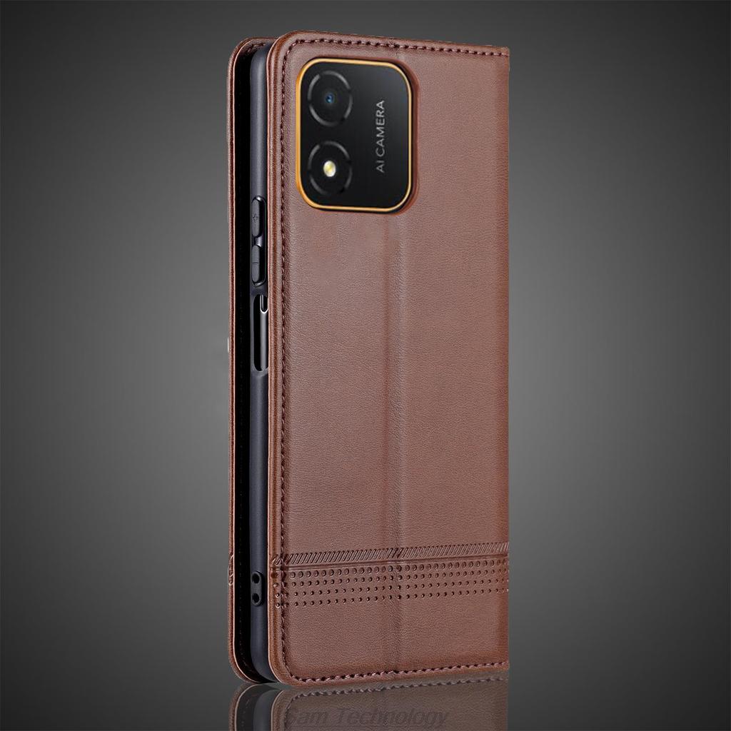 Deluxe Magnetic Adsorption Leather Fitted Case for Huawei Honor X5 6.5" Flip Cover Protective Case Capa Fundas Coque