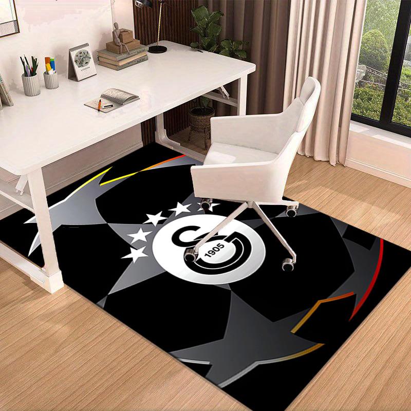 Galatasaray Football Club Crest Area Rug Office rug, Chair Rug, Decor Carpet Livingroom bedroom Mat, Large Size Fan gifts Christmas gifts