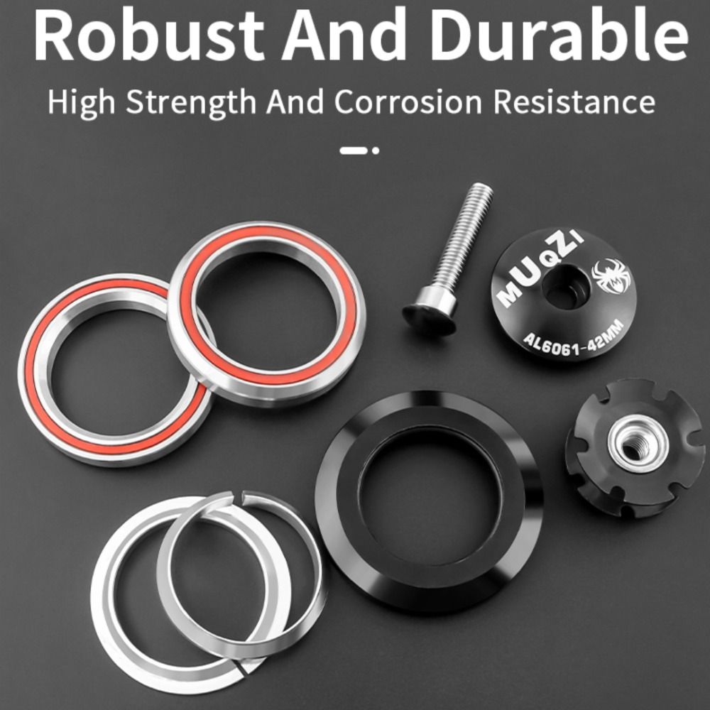 1 1/8 Threadless Double Bearing Headset 28.6mm Straight Fork Semi-Integrated Headset  MTB