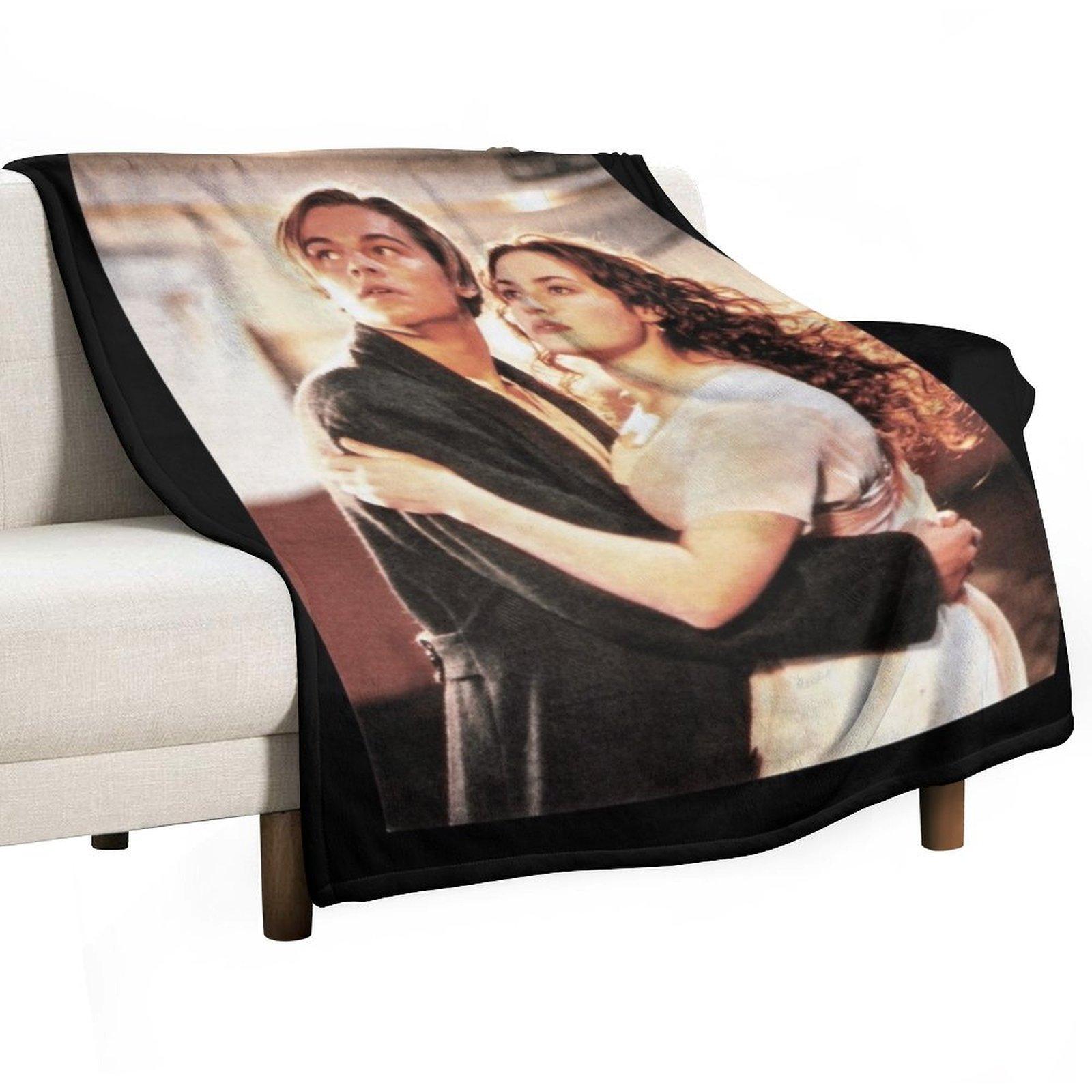 Титаник Джек и Роуз Постер Плед Свободный Большой Меховые Одеяла для Сна 30x40in
