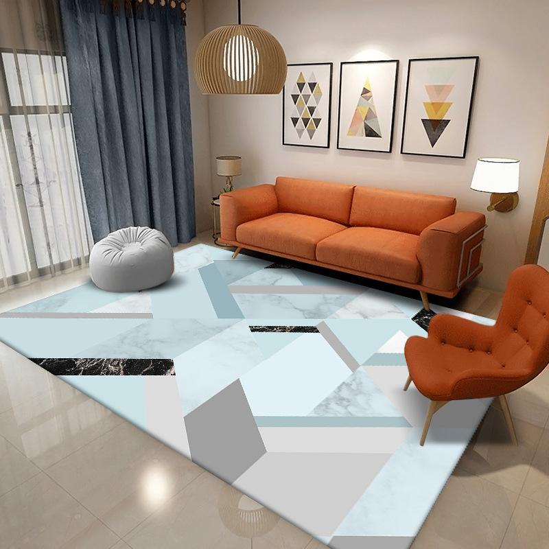 Living Room Geometric Carpet Rug Bedroom Bedside Rugs Home Sofa Table Decor Mat