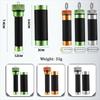 Aluminum Alloy Pull Wire Rod Rubber Anti-Slip Fishing Knot Winder Line Pull Rod  Fishing Tools
