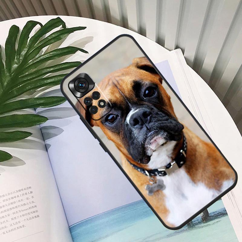 Boxer Dog For Xiaomi Redmi 10C 9C 12C 10A 9T Case For Redmi Note 12 8 9 10 11 Pro 9S 10S 11S Cover