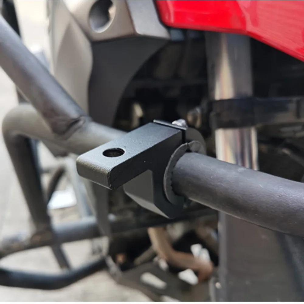 2pcs Motorbike Head Light Lamp Holder Support Adjustable 19mm-26mm Motorcycle Headlight Spotlight Mount Bracket Accessories