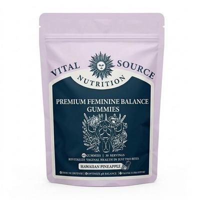 Gomitas Premium de Equilibrio Femenino – Piña Hawaiana (Apoya la Salud y la Inmunidad de las Mujeres)