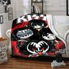 1pc KISS Band Flannel Blanket, Soft Skin Friendly with Digital Printing, Various Sizes Available for Family, Friends, Birthday