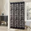 DS DESIGN Zebra Shower Polyester Waterproof and Mildew Fabric W X H Wide X 183cm Curtain, Resistant, Print, 72" 72" (183cm High)