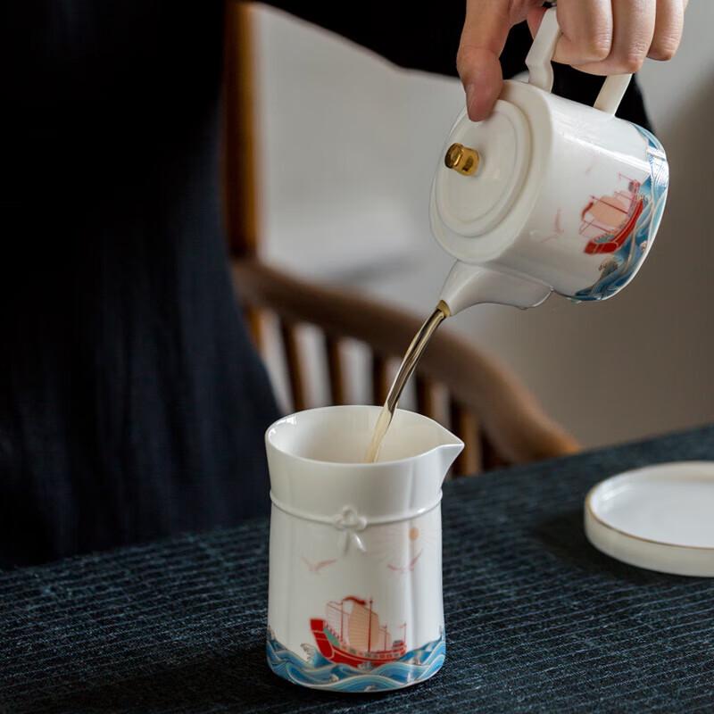 Jing Si Black Pottery Tea Set