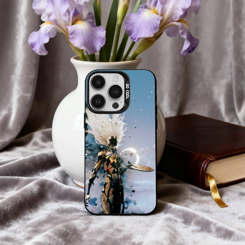 G-Game Clair O-Obscur E-Expedition 33 Phone Case For iPhone17,16,15,14,13,12,11 Plus,Pro Max Black Candy Silver Phone Case
