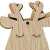 10 Pieces Unfinished Wooden Cutouts Christmas Tree Decoration Hanging Unpainted DIY