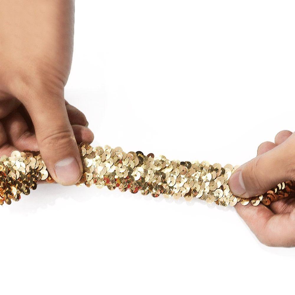 4.8cm/1M Stretch Hand Decorated Wide Dance Costume Accessories DIY Sewing Materials  Dance