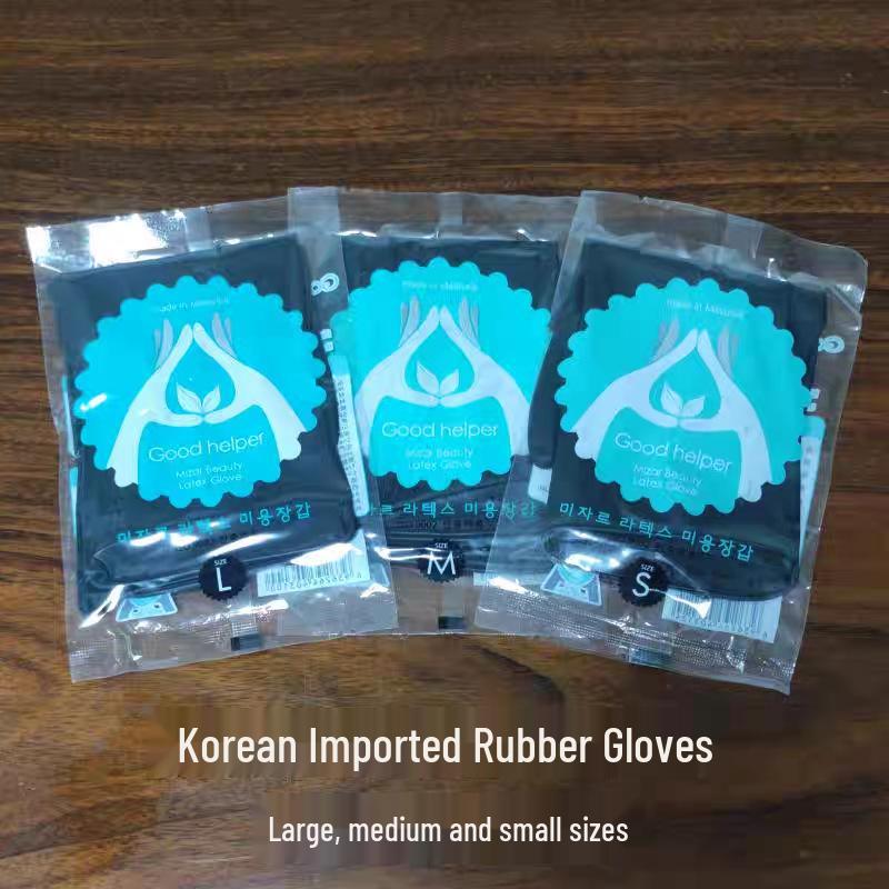 

Anti-slip Wear-resistant Latex Gloves for Salon & Barbering: Comfortable Fit for Hair Dyeing, Beauty, and Massage Small