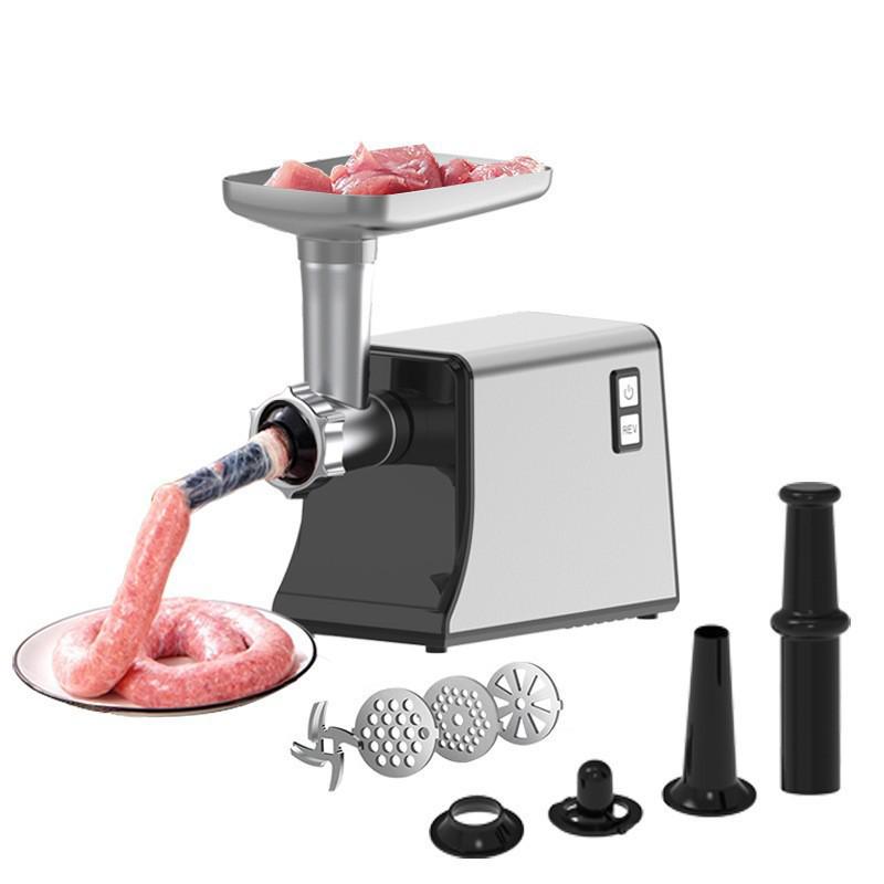 Multifunction Electric Meat Grinder & Vegetable Cutter with Juicer and Sausage Stuffer