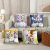 Cartoon Cute D-Diddl Pillow Case Office Cushions Suitable For Sofa Car Bedroom Decorative Cushion Cover