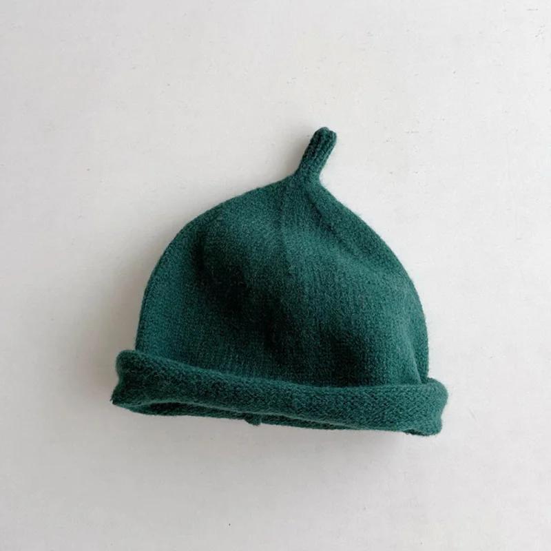 Kids Winter Hats for Newborn Boys Crochet Bonnet Toddler Girl Cap Children Baby Photography Props Boy Accessories Warm Stuffs