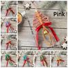 Handwoven Tree Shaped Pendant Cotton Wall Hanging Xmas Hanging Ornaments Festive Atmosphere Christmas Tree Decorations