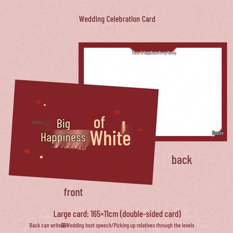Wedding Emcee Script & Vow Cards Set
